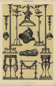 Pompeius, Bronz (renkli taş) by German School