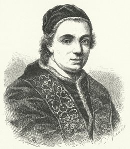 Papa Clement XIV (gravür) by German School