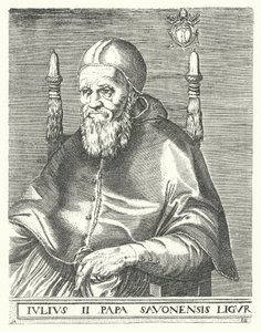Papa Julius II (gravür) by German School