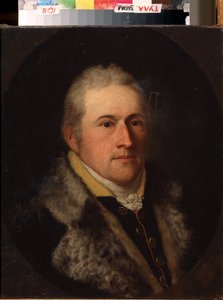 ""Clemens Of Aachen Portresi"" Muhtemel veya Alman Burjuva Önemli Bir Portresi. Kürk yaka takıyor. 19. yüzyılın Alman okulunun resmi. Devlet Sanat Müzesi, Tula, Rusya by German School