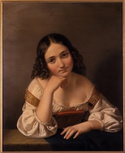 Genç Bir Kadının Portresi, 1801-1900 by German School