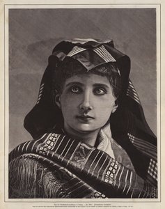 Bir kadının portresi, Sanat ve El Sanatları Sergisinden ödüllü gravür, Leipzig, Almanya by German School