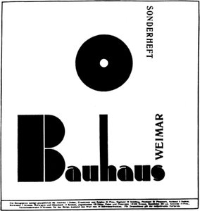 Bauhaus için afiş (baskı) by German School