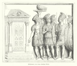 Praetorian Muhafızlar, bir Roma kabartmasından sonra (gravür) by German School
