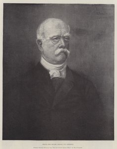 Prens Otto Eduard Leopold von Bismarck (gravür) by German School
