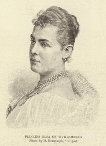 Würtemberg Prensesi Elsa by German School