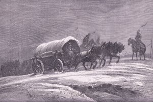 Karda Prusya saha direği, Cassells History of the War Fransa ve Almanya arasındaki Cassell ve Company Limited tarafından yayınlandı, c.1890 (litho) by German School