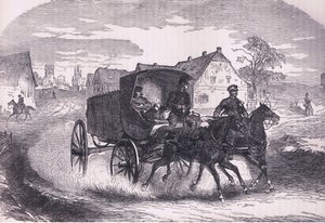 Prusya askeri karakolu, Cassells History of the War of France ve Almanya arasındaki Cassell ve Company Limited tarafından yayınlandı, c.1890 (litho) by German School