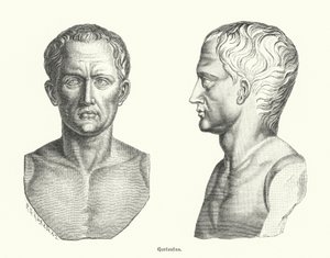 Quintus Hortensius, Romalı politikacı ve hatip (gravür) by German School