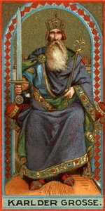 Frankların, Lombardların ve ardından İmparatorun kralı Charlemagne