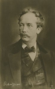 Richard Strauss, Alman besteci (gravür) by German School