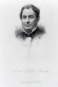 Robert Wilhelm Bunsen, C.H Jeens tarafından oyulmuş by German School