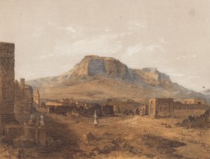 Korint Harabeleri, Yunanistan (renkli lito) by German School