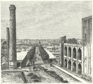 Semerkant (gravür) by German School