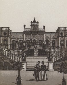 Sans Souci (lito) by German School