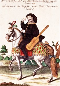 At sırtında Scaramouche by German School