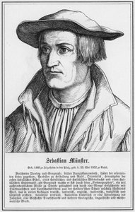 Sebastian Münster (gravür) by German School