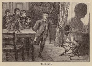 Gölge oyunu (gravür) by German School