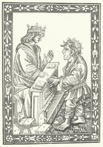 Solomon ve Marcolf (gravür) by German School