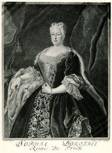 Sophie Dorothea, Prusya Kraliçesi (1687-1757) (fototip) by German School