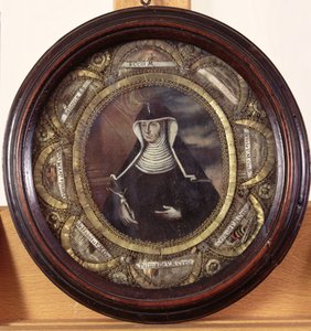 Aziz Maria Crescentia Hoess (1682-1744), azizin kalıntılarıyla çevrili by German School