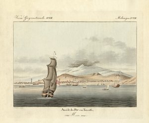 Garip dağlar (renkli gravür) by German School