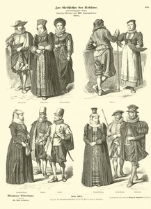 İsviçre kostümleri, 17. yüzyıl ortası by German School