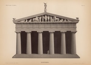 Zeus Tapınağı, Olympia, Yunanistan (lito) by German School