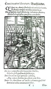 Hartman Schopper tarafından yayınlanan Bookbinder, by German School