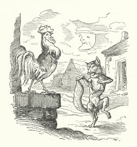 Horoz Ve Tilki (gravür) by German School