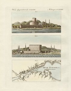 Çanakkale (renkli gravür) by German School