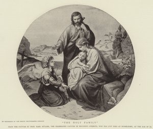 Kutsal Aile (gravür) by German School