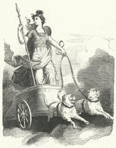 İskandinav tanrıçası Freyja (gravür) by German School