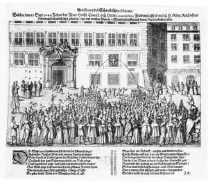 Nürnberg Barışı, 25 Eylül 1649 by German School