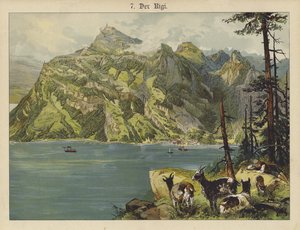 Rigi (renkli taş) by German School