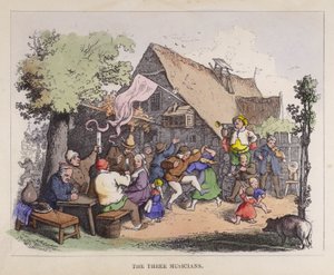 Üç Müzisyen (renkli taş) by German School