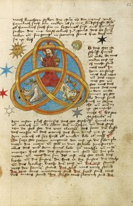 Üçlü Birlik, c.1464 (suluboya ve mürekkep) by German School