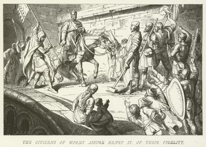 Worms vatandaşları, Henry IV