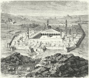 Medine şehri, Arabistan (gravür) by German School