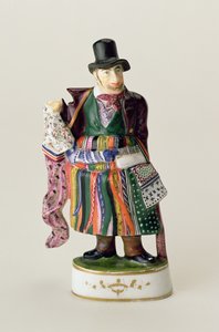 Mendil satıcısı, Johann Joachim Kandler (1706-75) tarzında Meissen figürü (seramik) by German School