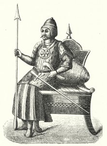 Timur, Moğol askeri lideri (gravür) by German School