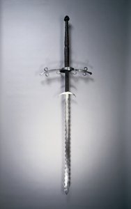 Gösterişli Bıçaklı İki Elli Kılıç, 1550-1600 by German School
