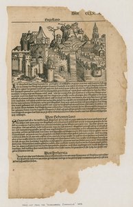 Londra manzarası, 1493. Nuremberg Chronicle