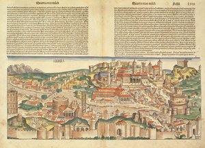 Hartmann Schedel (1440-1514) 1493 tarafından Nuremberg Chronicle
