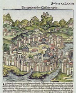 Hartmann Schedel (1440-1514) 1493 (tahta blok) tarafından Nuremberg Chronicle