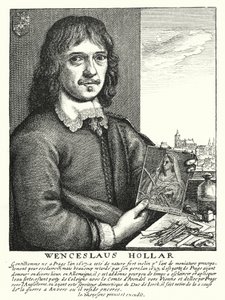Wenceslaus Hollar, Bohem ressam, etcher ve illüstratör (gravür) by German School