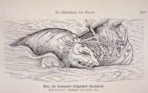 Bir gemiye saldıran balina by German School