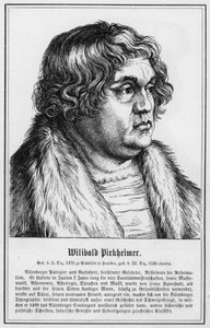 Wilibald Pirkheimer (gravür) by German School