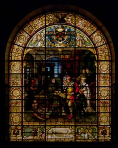 William Caxton İlk Basılı Kitabını Edward IV ve karısı Elizabeth Woodville