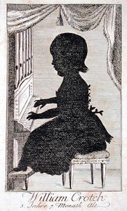 William Crotch (1775-1847) Orgu Çalıyor (gravür) by German School